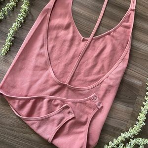 Pretty pink bodysuit !